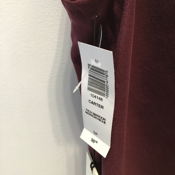 Babaton Carter. Silk sleeveless blouse. Rich maroon. Size small - Picture 3 of 5